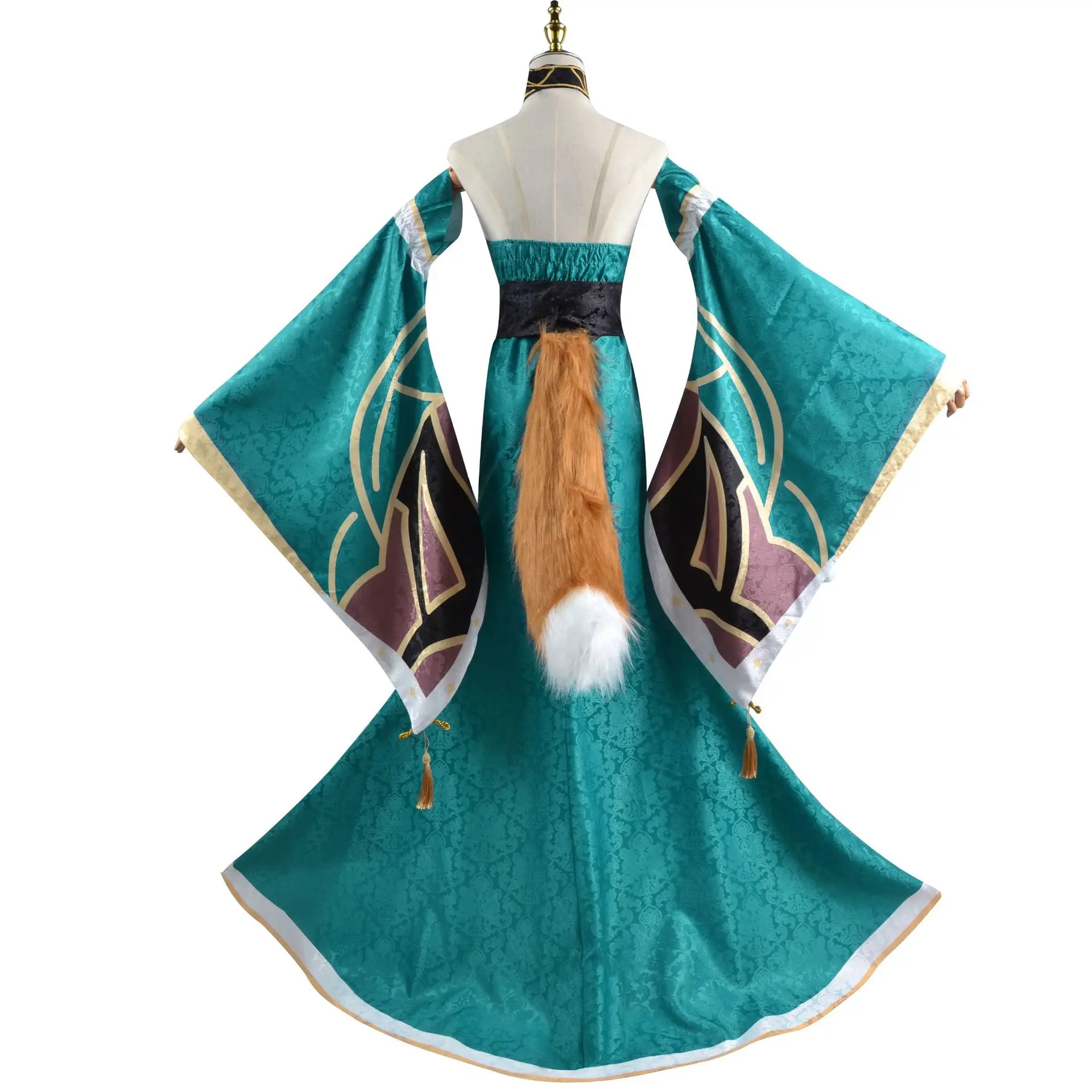 Genshin Vplyv Cosplay Miss Hina Hry Anime Cosplay Kostým Žena Dvoch-dimenzionální Kimono Obrázok 4