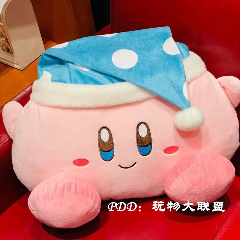 Japonský Nintendo Star Kabi Kirby Plyšové 3D Hodiť Vankúš Bábika Vankúš Prázdninový Darček Obrázok 5