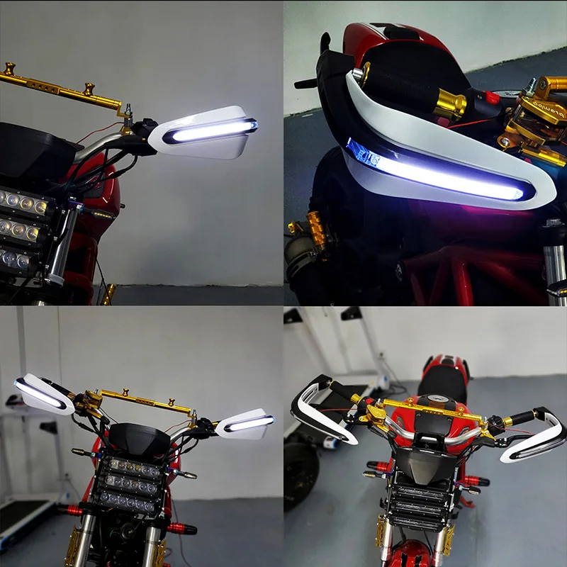 Motocykel Handguards LED smerovku NA Yamaha nmax 125 fjr 1300 yz450f xmax 300 dragstar 1100 mt 07 virago raptor 660 vino Obrázok 2