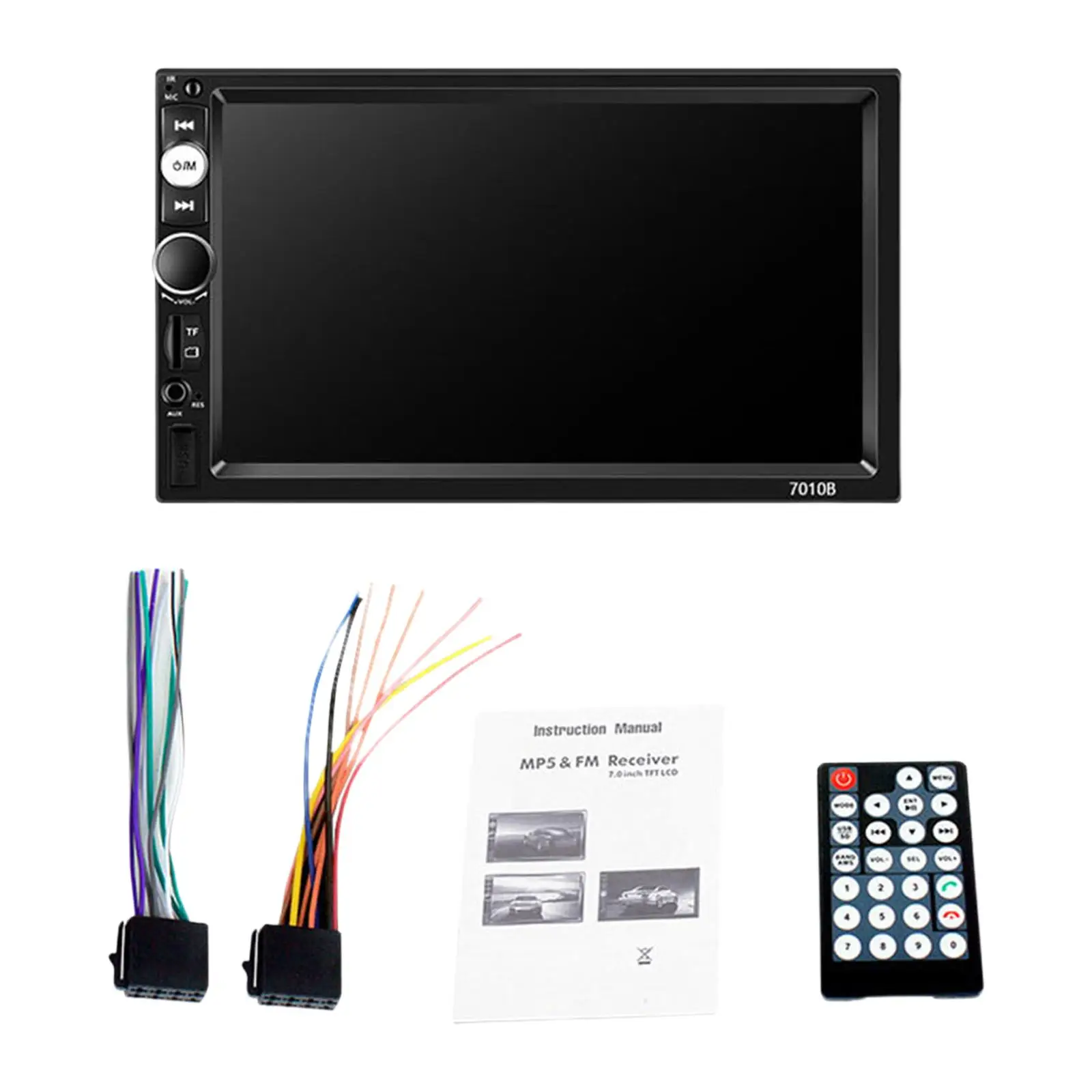 Multimediálny Prehrávač Stereo Zvuk 7in LCD Dotykový displej pre Automobilový RV Obrázok 2