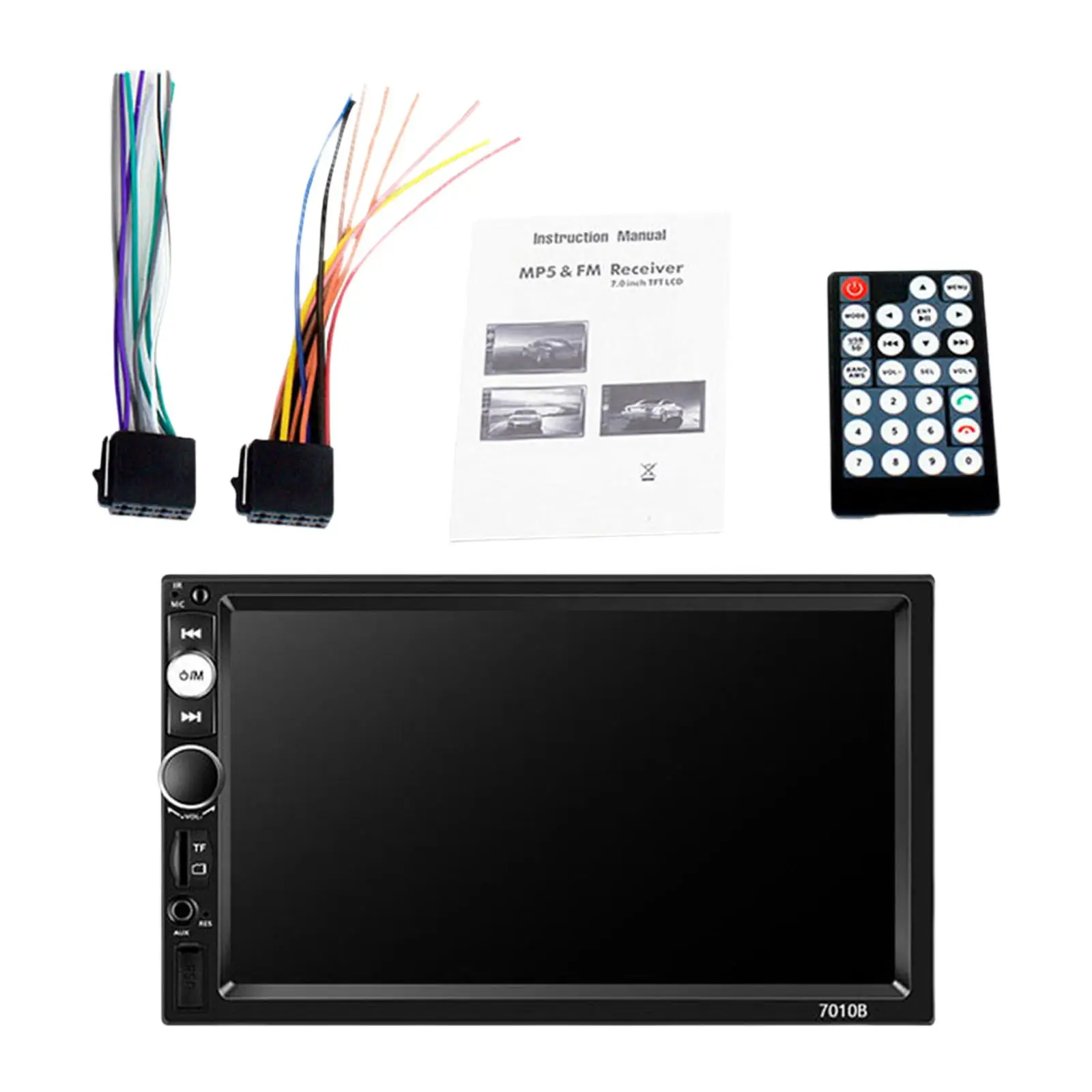 Multimediálny Prehrávač Stereo Zvuk 7in LCD Dotykový displej pre Automobilový RV Obrázok 3