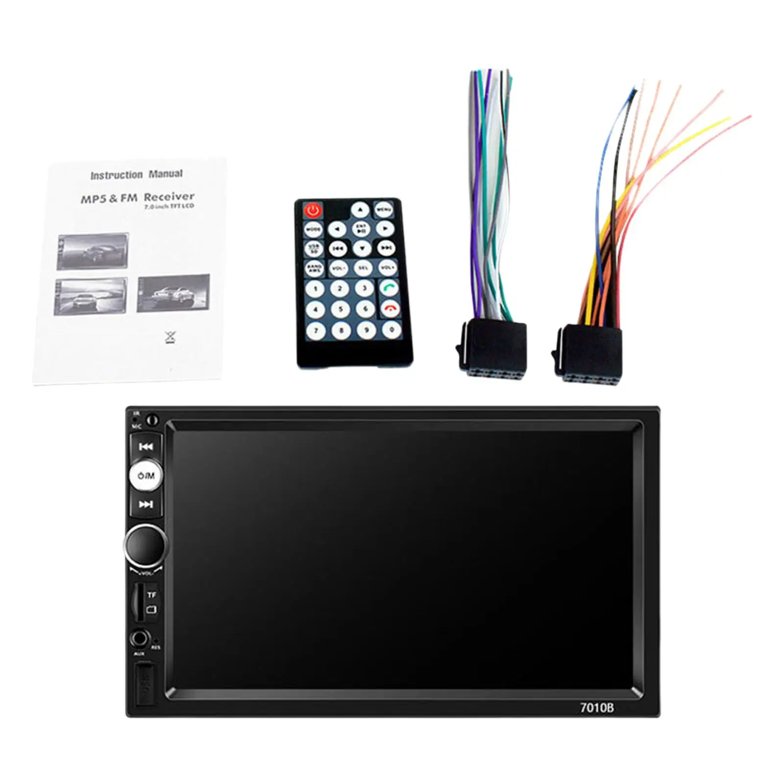 Multimediálny Prehrávač Stereo Zvuk 7in LCD Dotykový displej pre Automobilový RV Obrázok 5