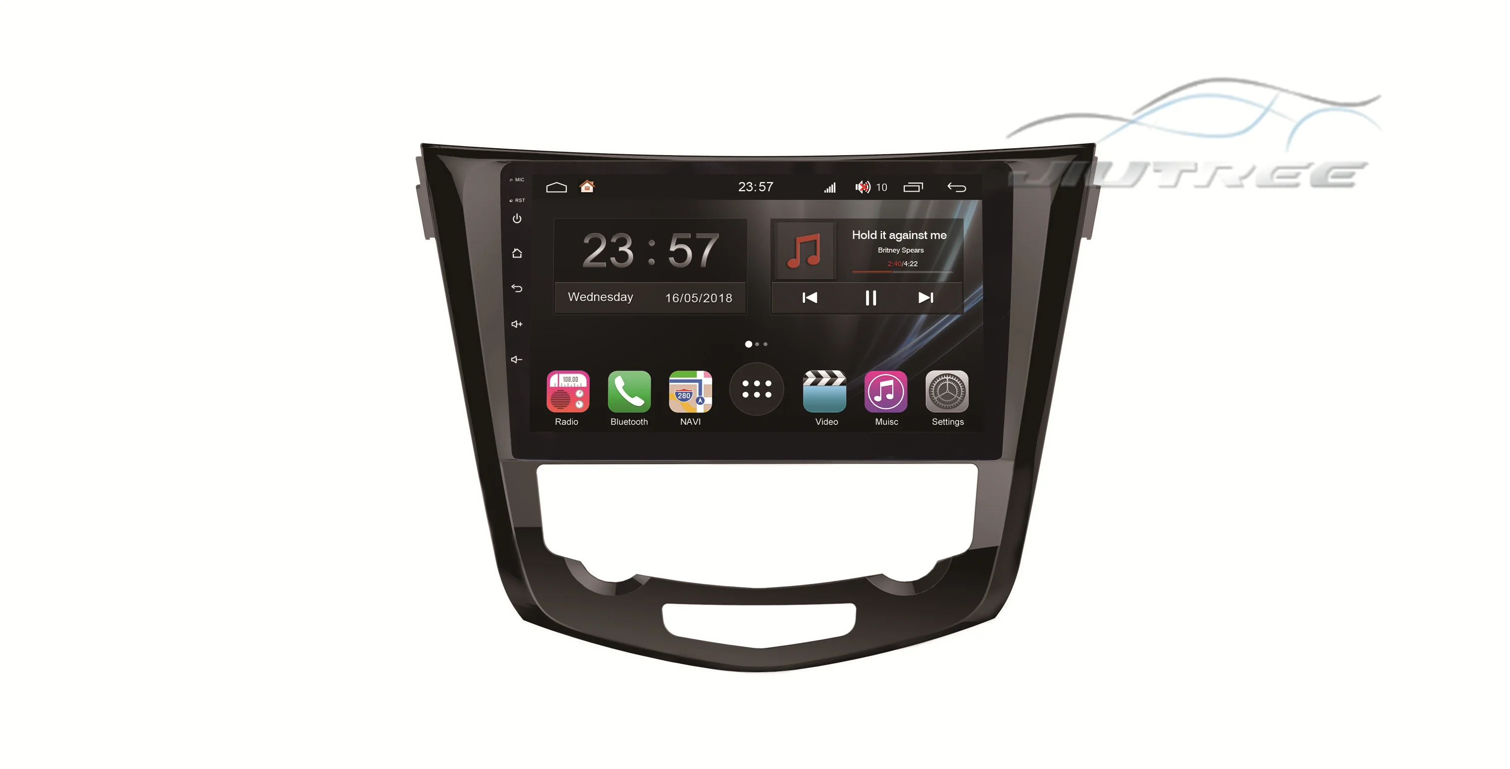 Na Nissan X-Trail xtrail X - Trail 2014 - 2022 Qashqai Auto Rádio Multimediálny Prehrávač Videa Navigáciu stereo GPS Android Obrázok 1