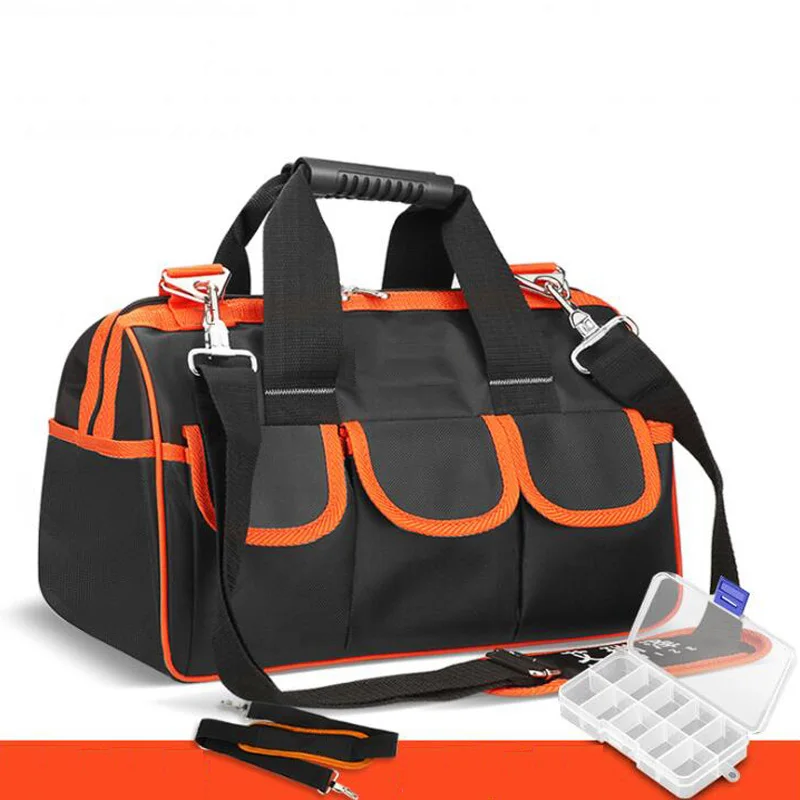 Oxford Handričkou Tool Bag Multi-Function Opravy Elektrikár Tool Bag Plátno Veľkú Kapacitu Opotrebovaniu Pribrala Kabelka Obrázok 5