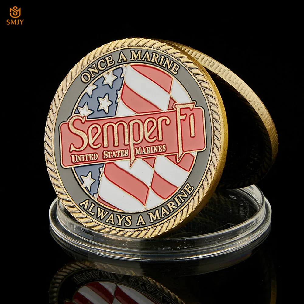 USA Vojenský problém Mince 911 Útok Prípade Honr Odvahu, Odhodlanie NÁS Zlatá Medaila so suvenírmi Mince Dovolenku Dar W/Luxusné Box Obrázok 2